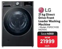 Makro LG Direct Drive Front Loader Washing Machine offer