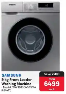 Makro Samsung Front Loader Washing Machine offer