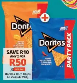 Checkers Doritos Corn Chips All Variants offer