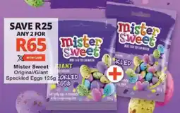 Checkers Mister Sweet Original/ Giant Speckled Eggs offer