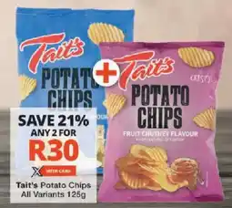 Checkers Tait's Potato Chips All Variants offer
