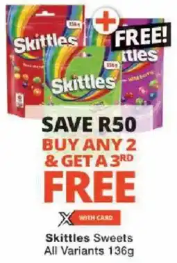 Checkers Skittles Sweets All Variants offer