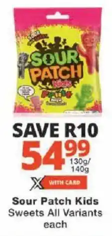 Checkers Sour Patch Kids Sweets All Variants offer