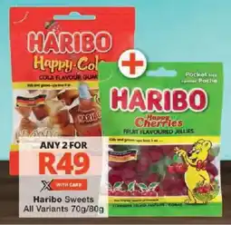 Checkers Haribo Sweets All Variants offer