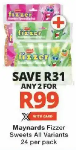 Checkers Maynards Fizzer Sweets All Variants offer