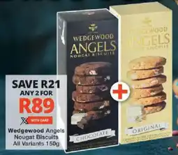Checkers Wedgewood Angels Nougat Biscuits All Variants offer