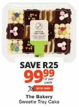 Checkers The Bakery Sweetie Tray Cake offer