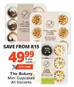 Checkers The Bakery Mini Cupcakes All Variants offer