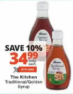 Checkers The Kitchen Traditional/ Golden Syrup offer