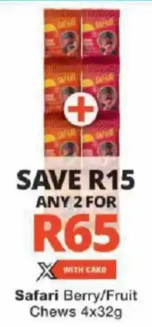 Checkers Safari Berry/ Fruit Chews offer