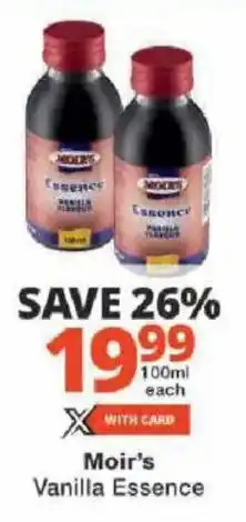 Checkers Moir's Vanilla Essence offer