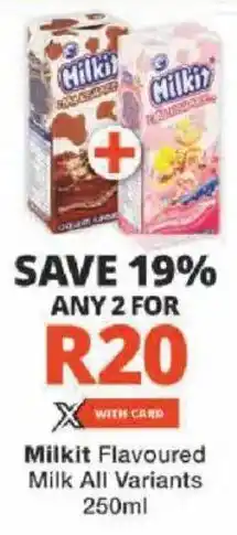 Checkers Milkit Flavoured Milk All Variants offer