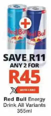 Checkers Red Bull Energy Drink All Variants offer