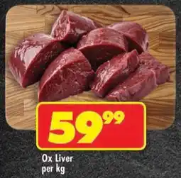Shoprite Ox Liver offer