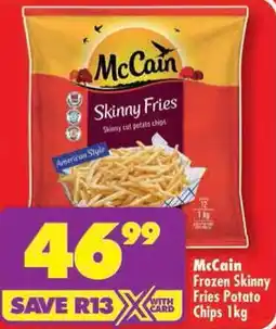 Shoprite McCain Frozen Skinny Fries Potato Chips offer