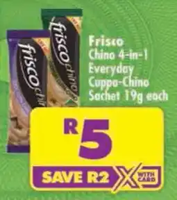Shoprite Frisco Chino 4-in-1 Everyday Cuppa-Chino Sachet offer