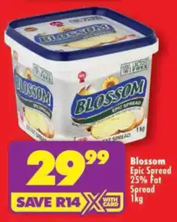 Shoprite Blossom Epic Spread 25% Fat Spread offer