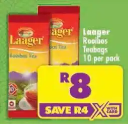 Shoprite Laager Rooibos Teabags offer