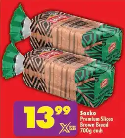 Shoprite Sasko Premium Slices Brown Bread offer