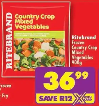 Shoprite Ritebrand Frozen Country Crop Mixed Vegetables offer