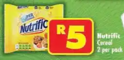 Shoprite Nutrific Cereal offer