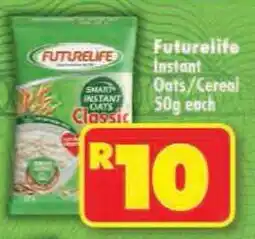 Shoprite Futurelife Instant Oats/ Cereal offer