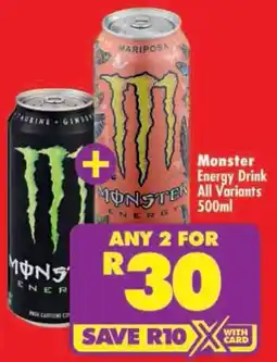 Shoprite Monster Energy Drink All Variants offer