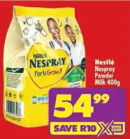 Shoprite Nestlé Nespray Powder Milk offer