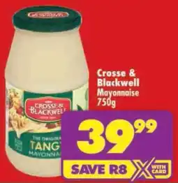 Shoprite Crosse & Blackwell Mayonnaise offer