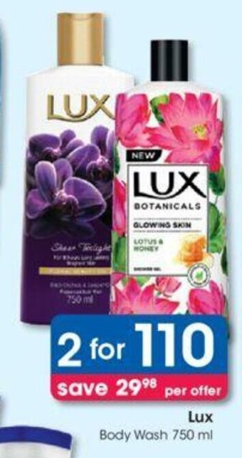 Lux Body Wash 750 ml