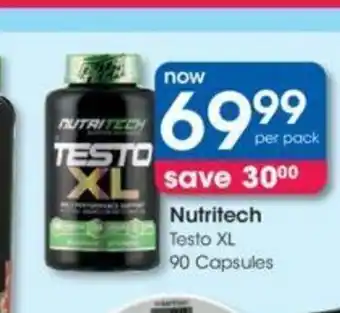 Clicks Nutritech Testo XL 90 Capsules offer