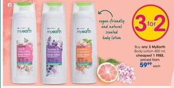 Clicks MyEarth Body Lotion 400 ml offer