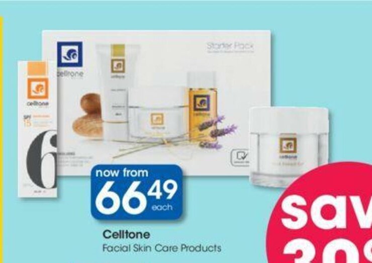 Celltone Facial Skin Care Products offer at Clicks