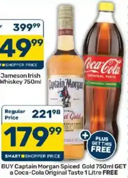 Pick n Pay Liquor Captain Morgan Spiced Gold offer