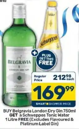 Pick n Pay Liquor Belgravia London Dry Gin offer