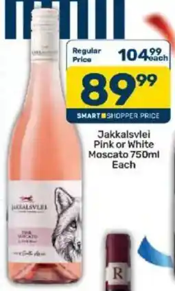 Pick n Pay Liquor Jakkalsvlei Pink or White Moscato offer