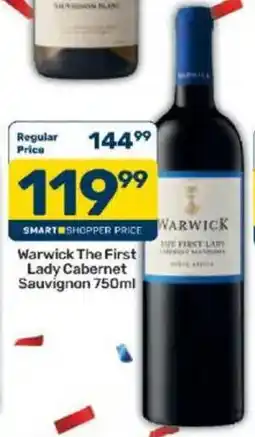 Pick n Pay Liquor Warwick The First Lady Cabernet Sauvignon offer
