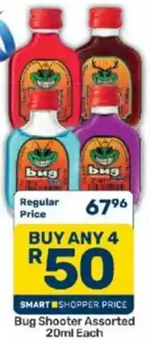 Pick n Pay Liquor Bug Shooter Assorted offer