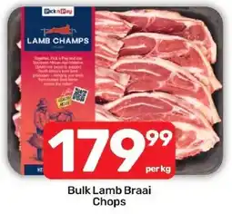 Pick n Pay Hypermarket Bulk Lamb Braai Chops offer