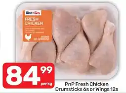 Pick n Pay Hypermarket PnP Fresh Chicken Drumsticks or Wings offer