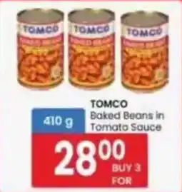 Saverite Tomco Baked Beans in Tomato Sauce offer