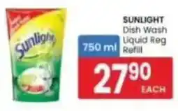 Saverite Sunlight Dish Wash Liquid Reg Refill offer