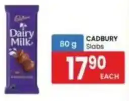 Saverite Cadbury Slabs offer
