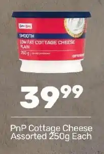 Pick n Pay Hypermarket PnP Cottage Cheese Assorted offer