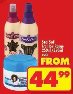Shoprite Sta Sof Fro Hair Range offer