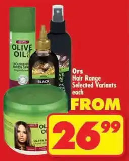 Shoprite Ors Hair Range offer