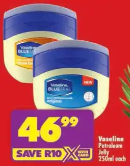 Shoprite Vaseline Petroleum Jelly offer