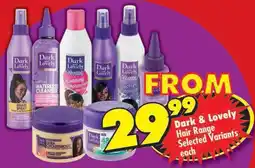 Shoprite Dark & Lovely Hair Range offer