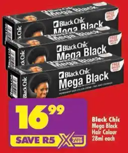 Shoprite Black Chic Mega Black Hair Colour offer