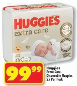 Shoprite Huggies Extra Care Disposable Nappies offer